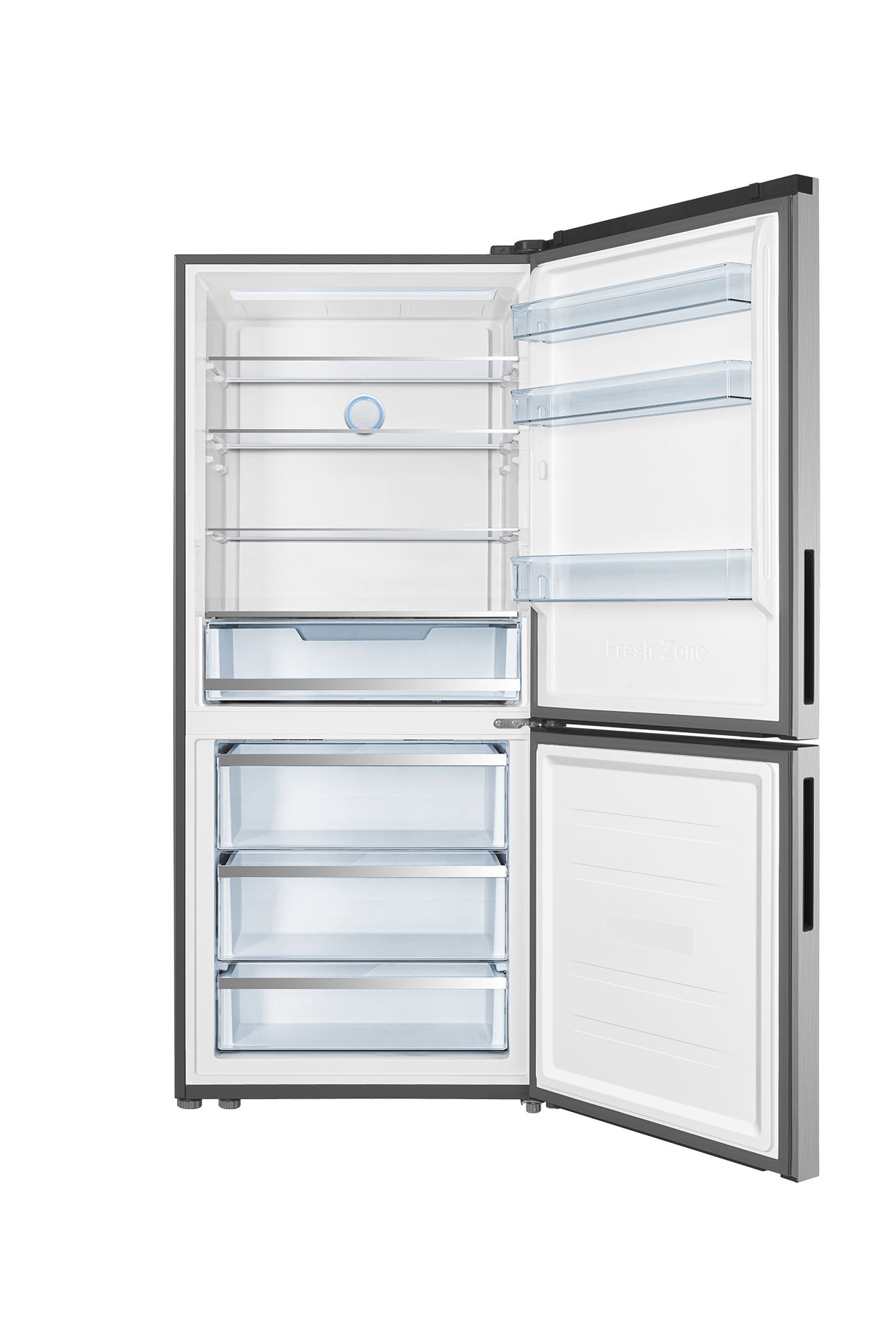 Corbero CCT1857024NFXINV Frigorífico Combi, Capacidad 417L. Display, Inox, Inverter, Silver Trim, Cr