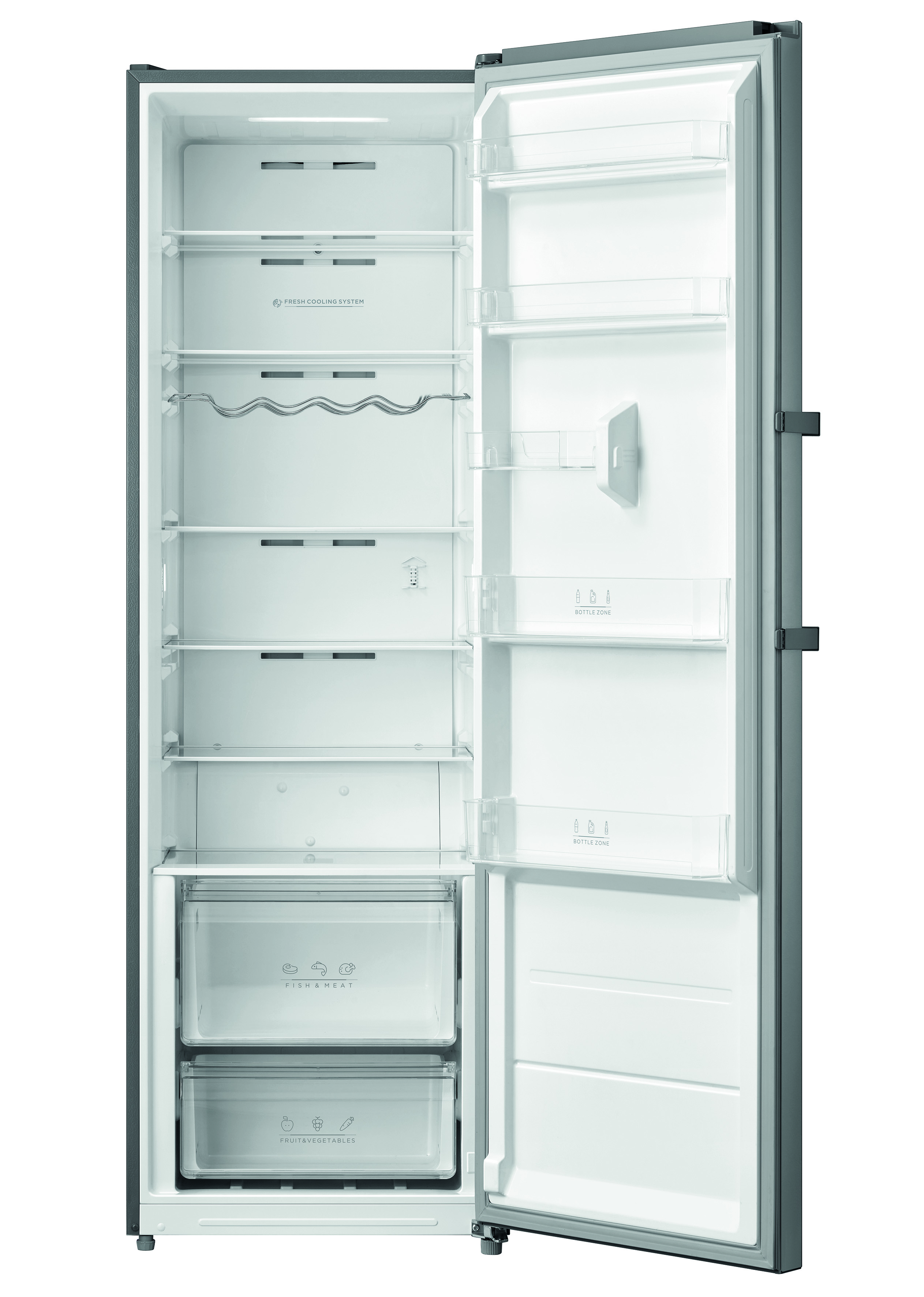 EDESA FRIGORÍFICO, EFS-1823 NF EX Frigorífico cooler una puerta inox de 1850x595x618mm con display e