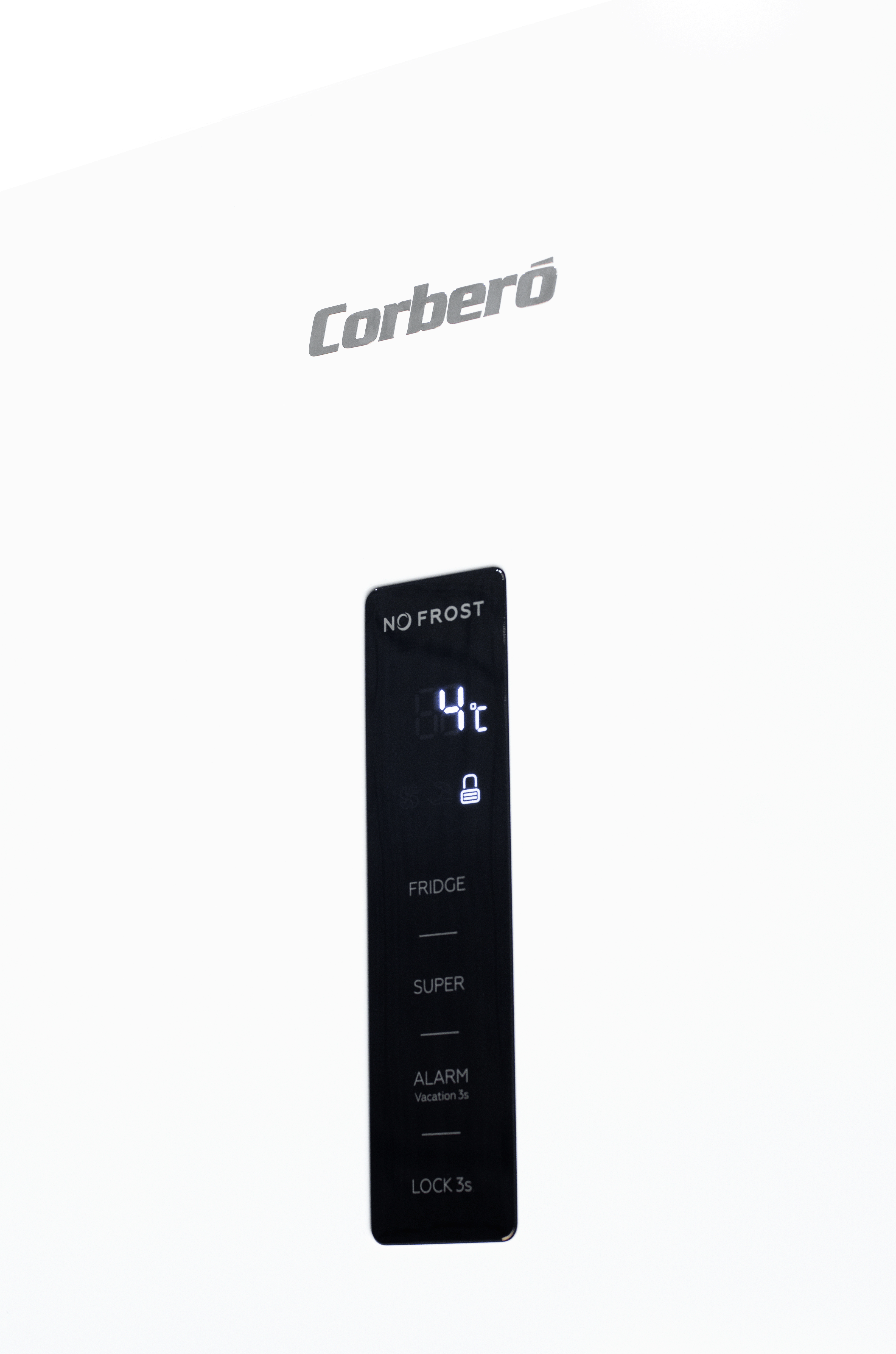 Corbero CCLH18524NFW Frigorífico 1 P. Capacidad 359L, No Frost, Color Blanco, Display Puerta, Luz LE